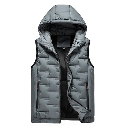 Men's Hooded Zip Gilet