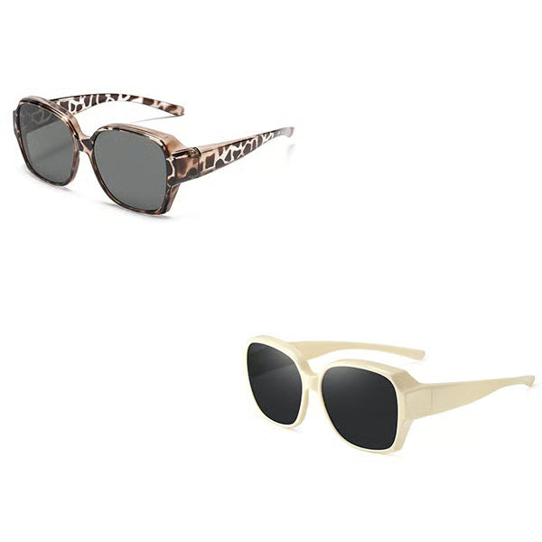 Polarised Round Cat-Eye Sunglasses
