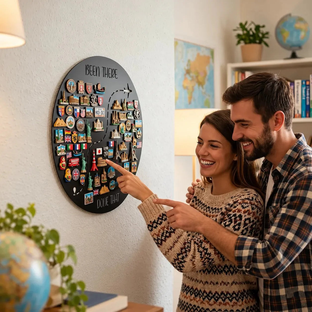Travel Souvenir Magnet Display Board