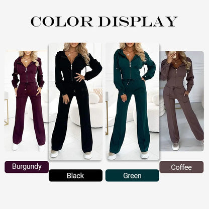 Women's Relaxed Two Piece Tracksuit Set