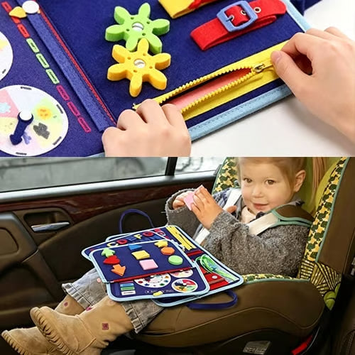 Toddler Montessori Busy Board Activity Book