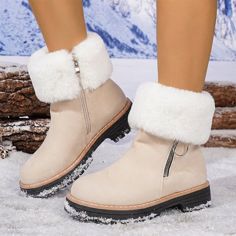 Women's Cosy Fur-Lined Winter Ankle Boots