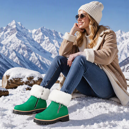 Women's Cosy Fur-Lined Winter Ankle Boots