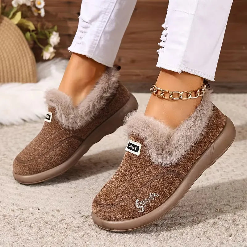 Women's Plush Lined Winter Shoes