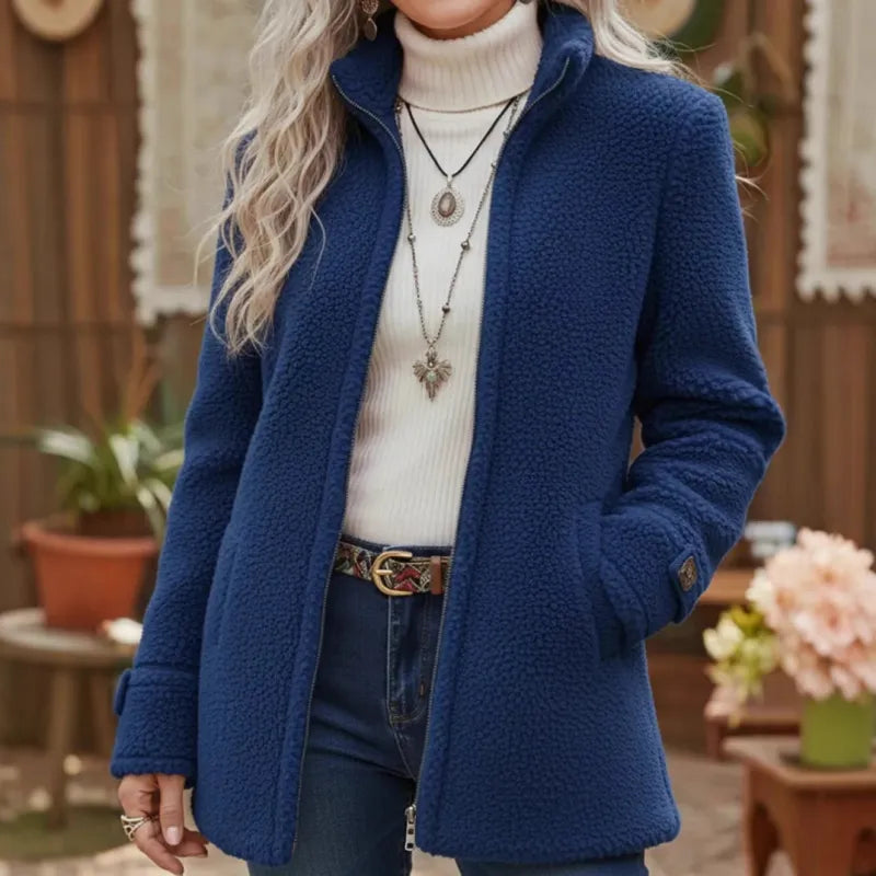 Women's Sherpa Fleece Zip-Up Jacket