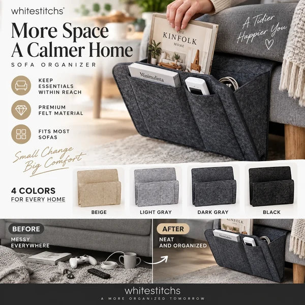 Multi-Pocket Bedside Hanging Organiser