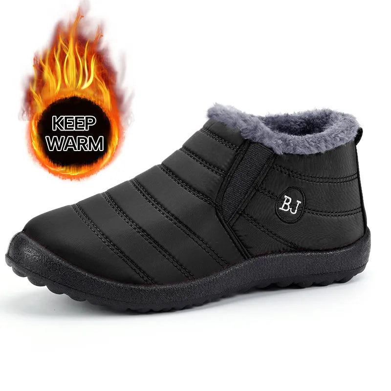 Women's Plush-Lined Winter Ankle Boots