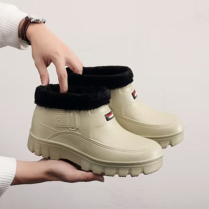Unisex Plush-Lined Chunky Winter Boots