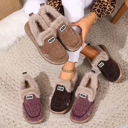Women's Plush Lined Winter Shoes