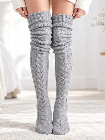 Women's Over-the-Knee Knit Boot Socks
