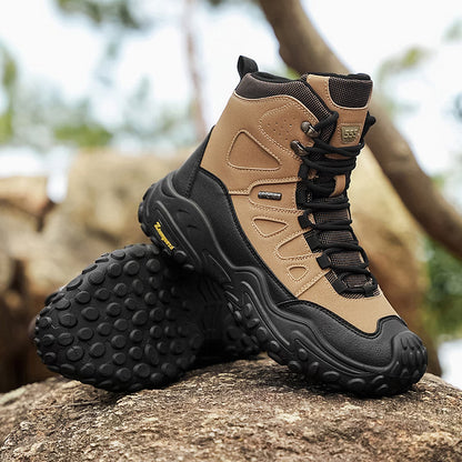 Men's Rugged High-Top Hiking Boots