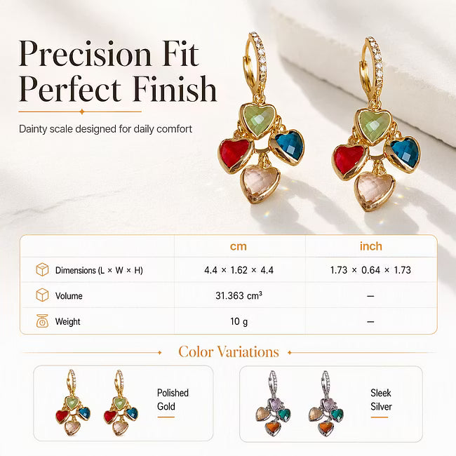 Women's Star Detail Claw Cuff Earrings