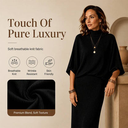 Women's Batwing Top & Maxi Skirt Set