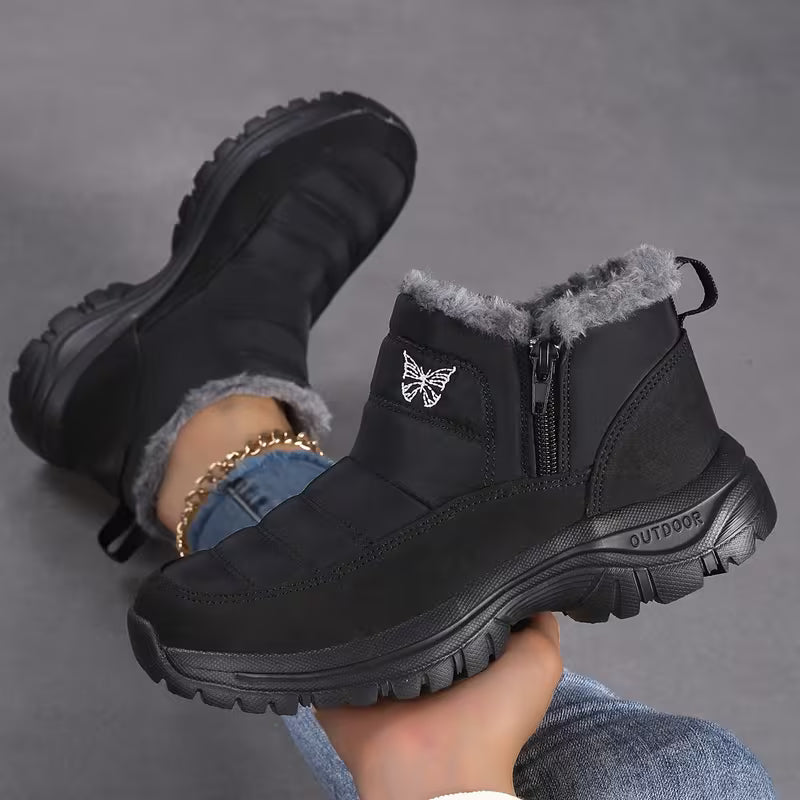 Women's Plush-Lined Chunky Winter Boots