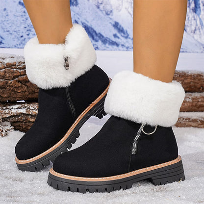 Women's Cosy Fur-Lined Winter Ankle Boots
