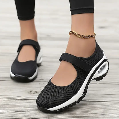 Women's Air-Cushioned Mary Jane Walking Shoes