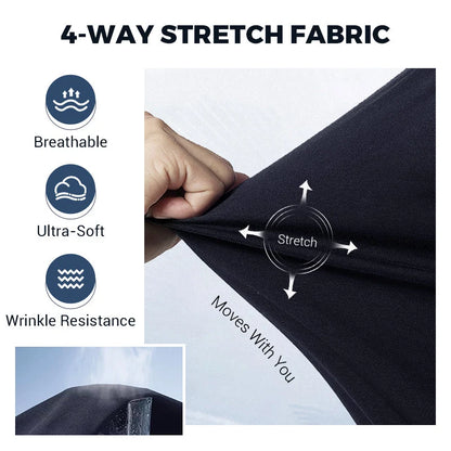 Men's Stretch Slim-Fit Trousers