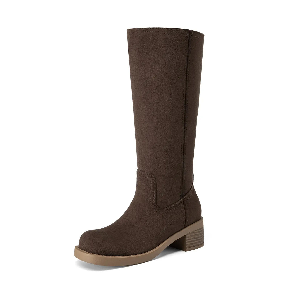 Women's Embossed Knee High Boots