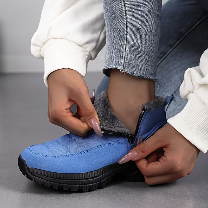 Women's Plush-Lined Chunky Winter Boots
