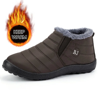 Women's Plush-Lined Winter Ankle Boots