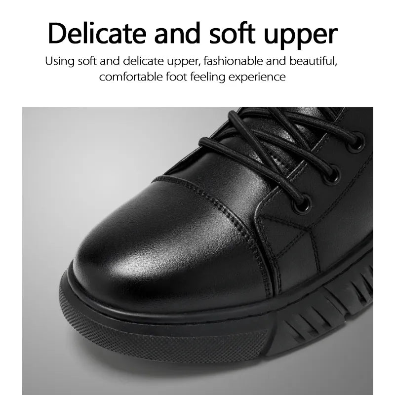 Men’s Leather-Look Fleece-Lined Chukka Boots