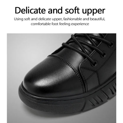 Men’s Leather-Look Fleece-Lined Chukka Boots