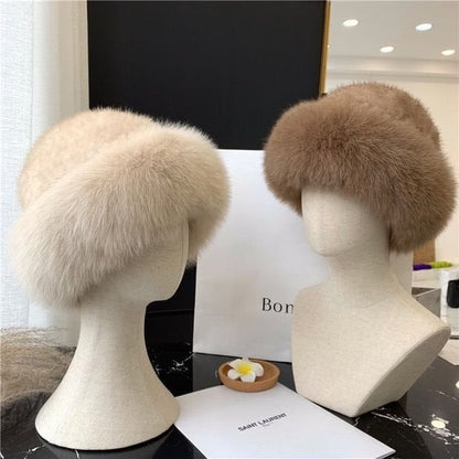 Women's Plush Faux Fur Winter Hat
