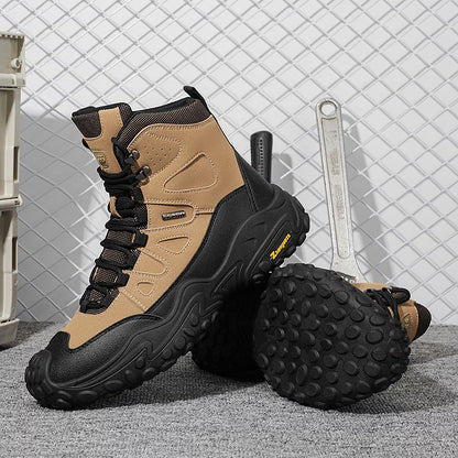 Men's Rugged High-Top Hiking Boots