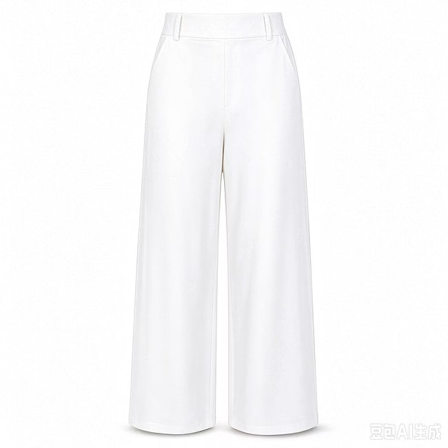 Women's High-Waisted Wide-Leg Tailored Trousers