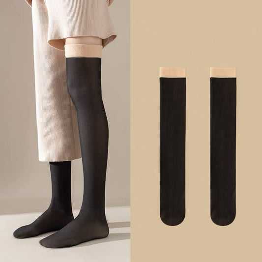 Women's Cosy Fleece-Lined Over-the-Knee Stockings