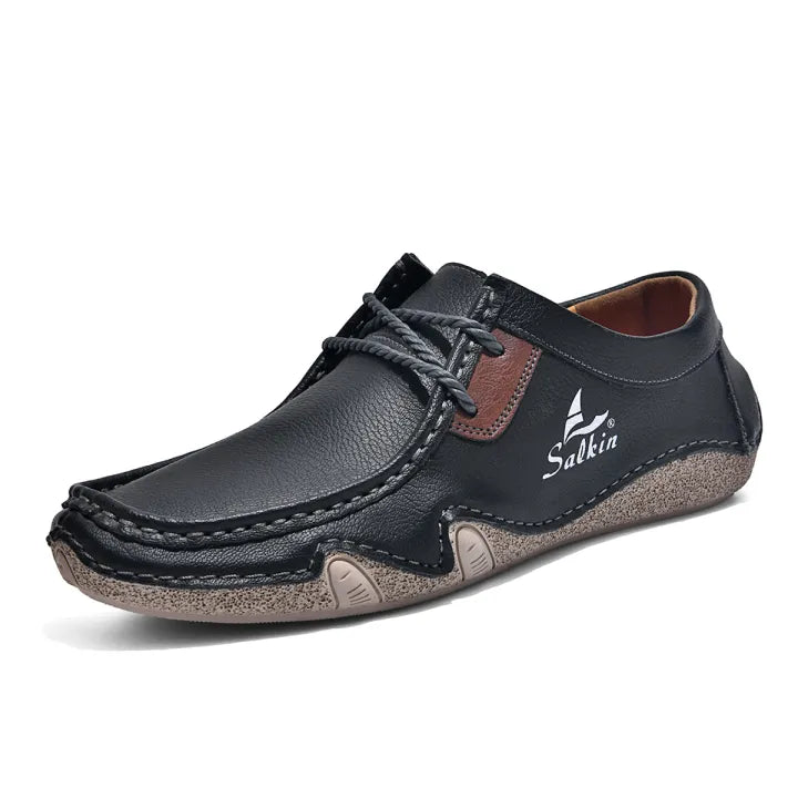 Men's Hand-Stitched Wide Fit Loafers