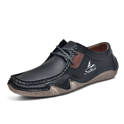 Men's Hand-Stitched Wide Fit Loafers