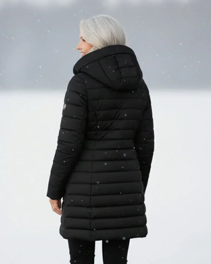 Women's Quilted Fleece Lined Winter Jacket