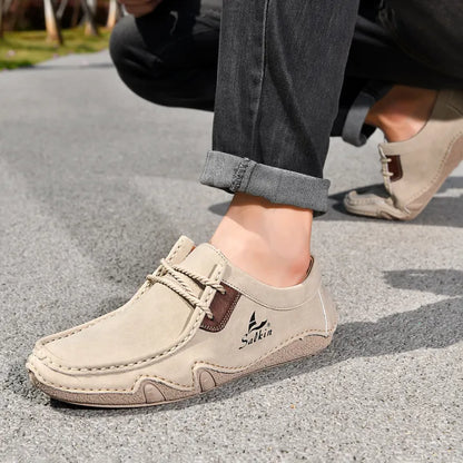 Men's Hand-Stitched Wide Fit Loafers