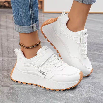 Women's Strap Detail Platform Trainers