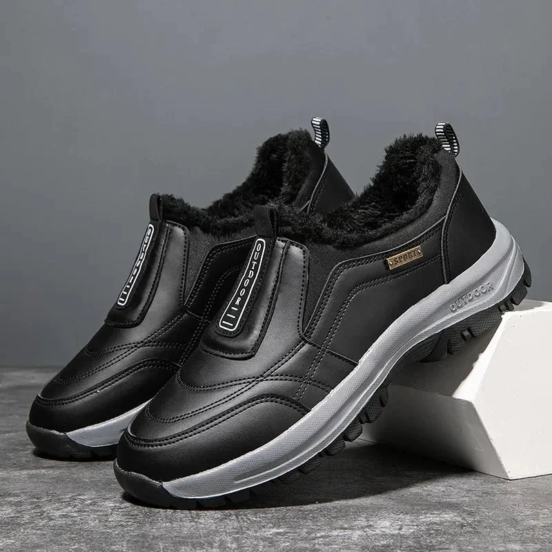 Men's Wide-Fit Slip-On Walking Shoes