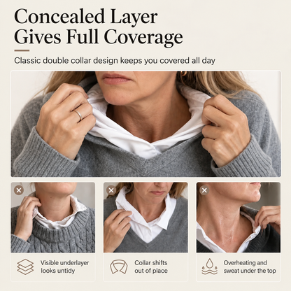 Women's Layered-Look V-Neck Knit Top