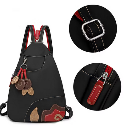 Women's Floral Detail Convertible Backpack