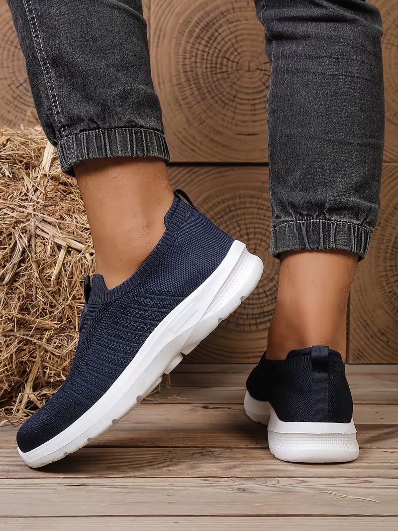 Men's Knit Slip-On Trainers