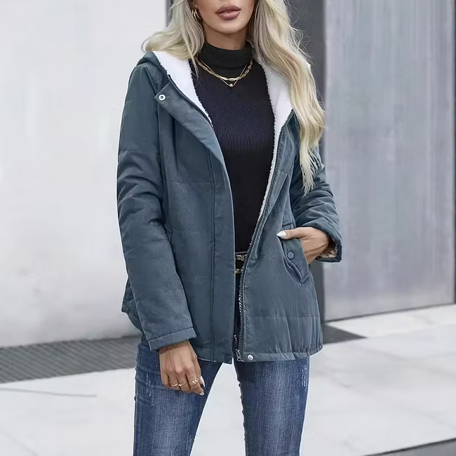 Women's Stud Detail Hooded Jacket