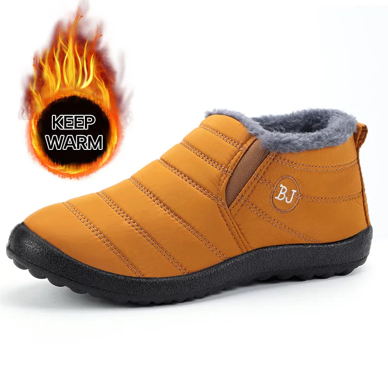 Women's Plush-Lined Winter Ankle Boots