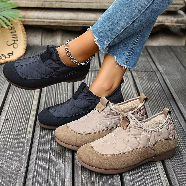 Women's Buckle Detail Winter Flats
