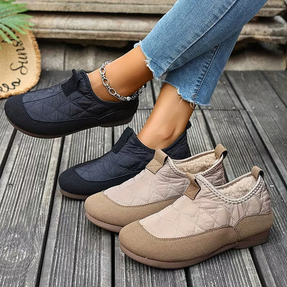Women's Buckle Detail Winter Flats