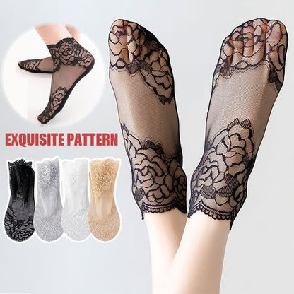 Women's Floral Lace Ankle Socks