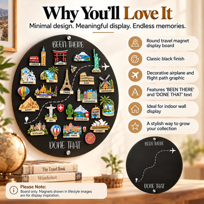 Travel Souvenir Magnet Display Board