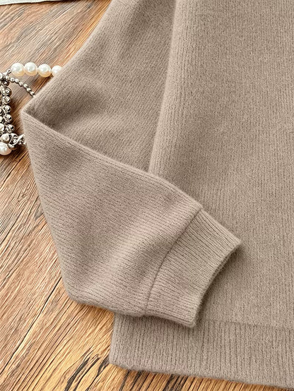 Women's Relaxed Crew Neck Knit Jumper