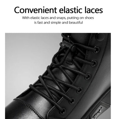 Men’s Leather-Look Fleece-Lined Chukka Boots