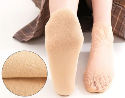 Women's Floral Lace Ankle Socks