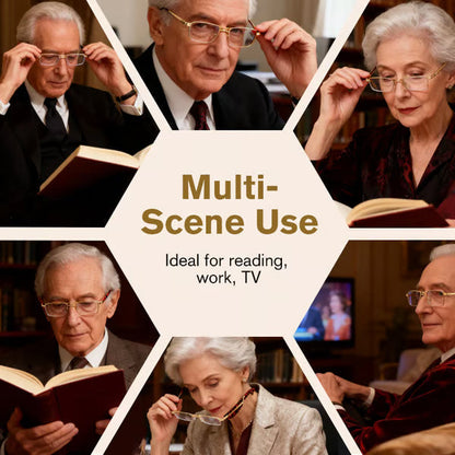 Compact Foldable Reading Glasses with Case