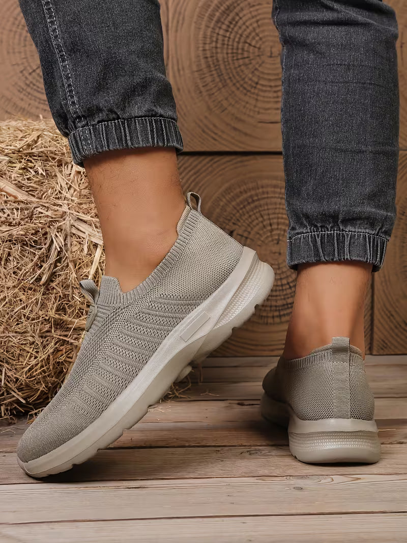 Men's Knit Slip-On Trainers